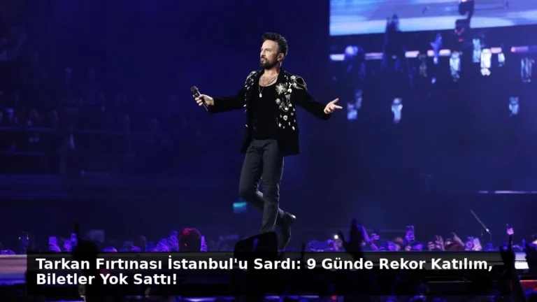 Tarkan Fırtınası İstanbul’u Sardı: 9 Günde Rekor Katılım, Biletler Yok Sattı!