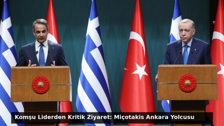 Komşu Liderden Kritik Ziyaret: Miçotakis Ankara Yolcusu
