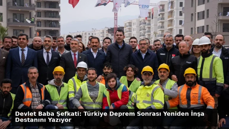 Devlet Baba Şefkati: Türkiye Deprem Sonrası Yeniden İnşa Destanını Yazıyor