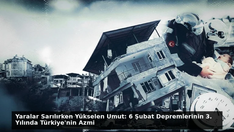 Yaralar Sarılırken Yükselen Umut: 6 Şubat Depremlerinin 3. Yılında Türkiye’nin Azmi