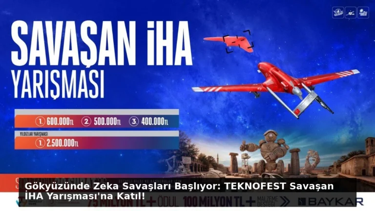 Gökyüzünde Zeka Savaşları Başlıyor: TEKNOFEST Savaşan İHA Yarışması’na Katıl!