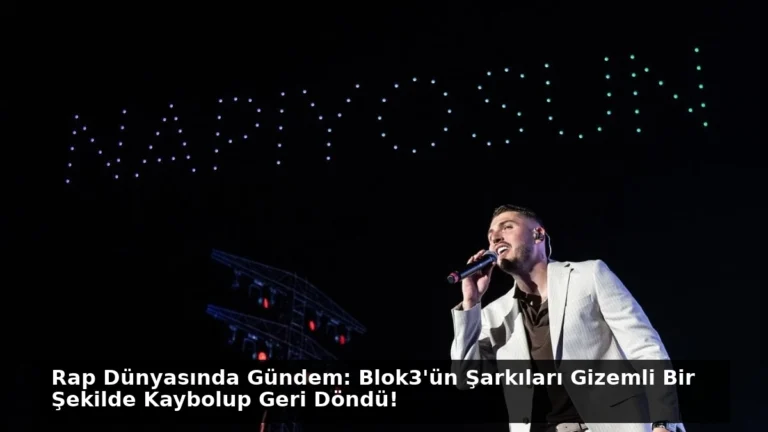 Rap Dünyasında Gündem: Blok3’ün Şarkıları Gizemli Bir Şekilde Kaybolup Geri Döndü!