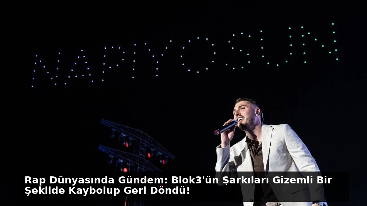 Rap Dünyasında Gündem: Blok3’ün Şarkıları Gizemli Bir Şekilde Kaybolup Geri Döndü!