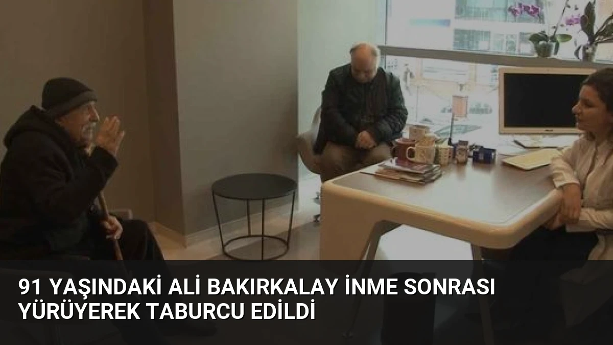91 Yaşındaki Ali Bakırkalay İnme Sonrası Yürüyerek Taburcu Edildi