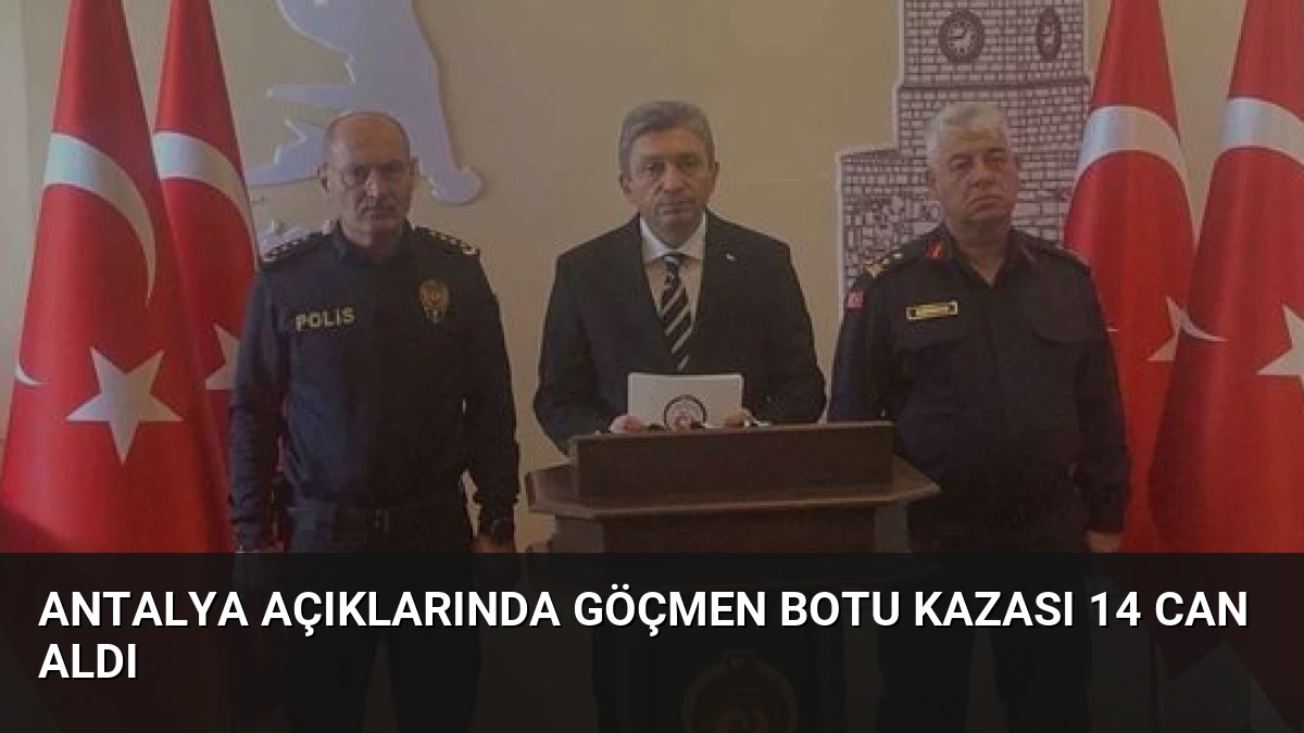 Antalya Açıklarında Göçmen Botu Kazası 14 Can Aldı