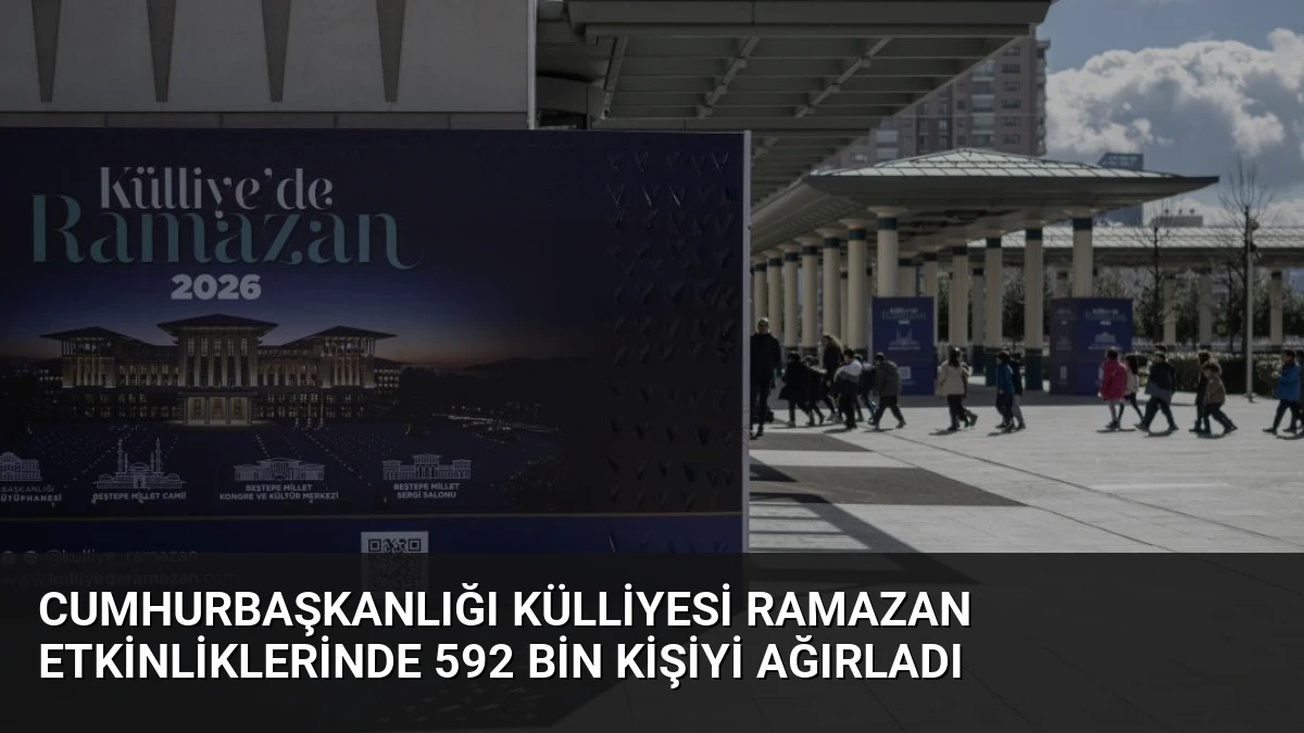 Cumhurbaşkanlığı Külliyesi Ramazan Etkinliklerinde 592 Bin Kişiyi Ağırladı