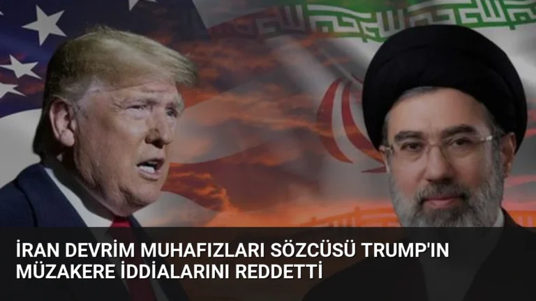 İran Devrim Muhafızları Sözcüsü Trump’ın Müzakere İddialarını Reddetti