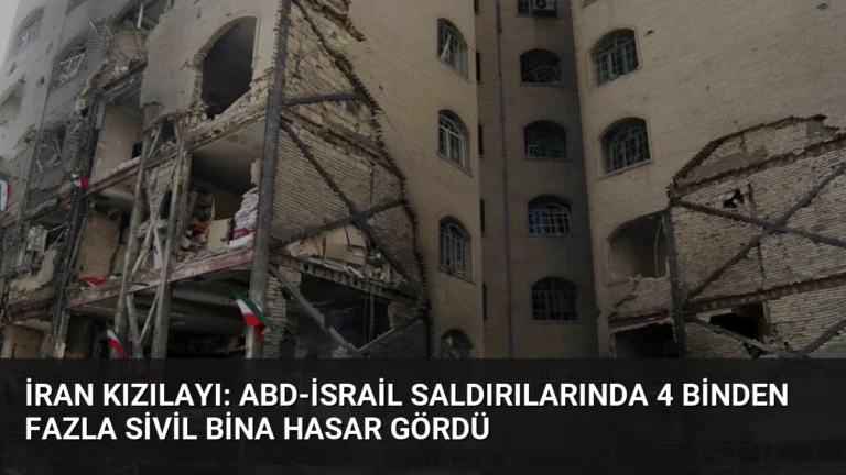 İran Kızılayı: ABD-İsrail Saldırılarında 4 Binden Fazla Sivil Bina Hasar Gördü