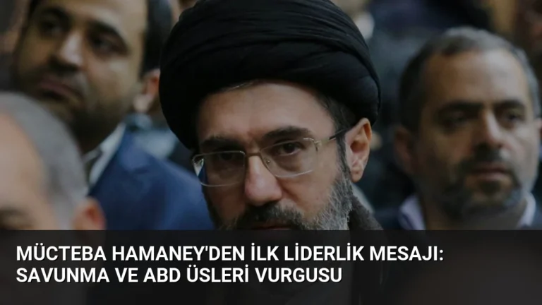Mücteba Hamaney’den İlk Liderlik Mesajı: Savunma ve ABD Üsleri Vurgusu
