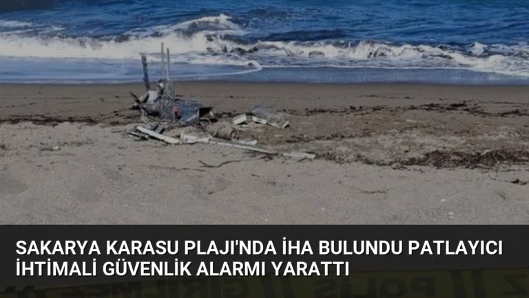 Sakarya Karasu Plajı’nda İHA Bulundu Patlayıcı İhtimali Güvenlik Alarmı Yarattı