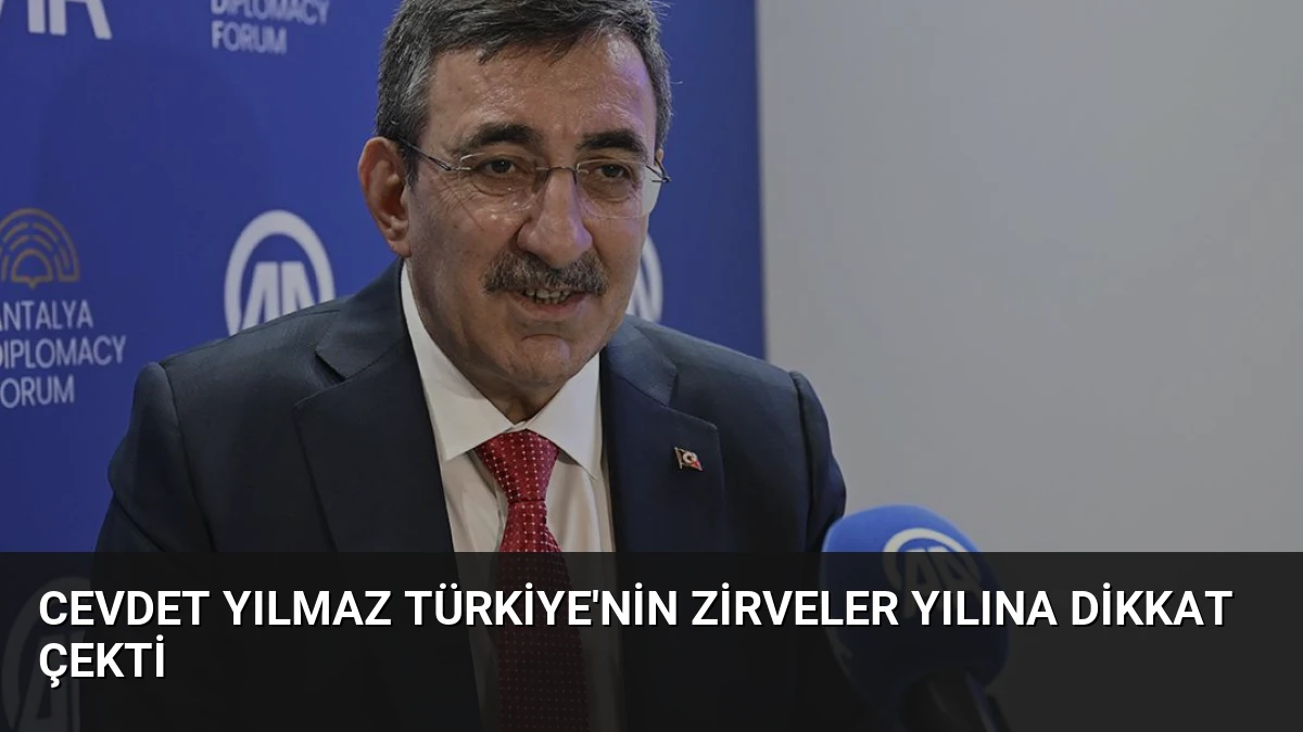 Cevdet Yılmaz Türkiye’nin Zirveler Yılına Dikkat Çekti