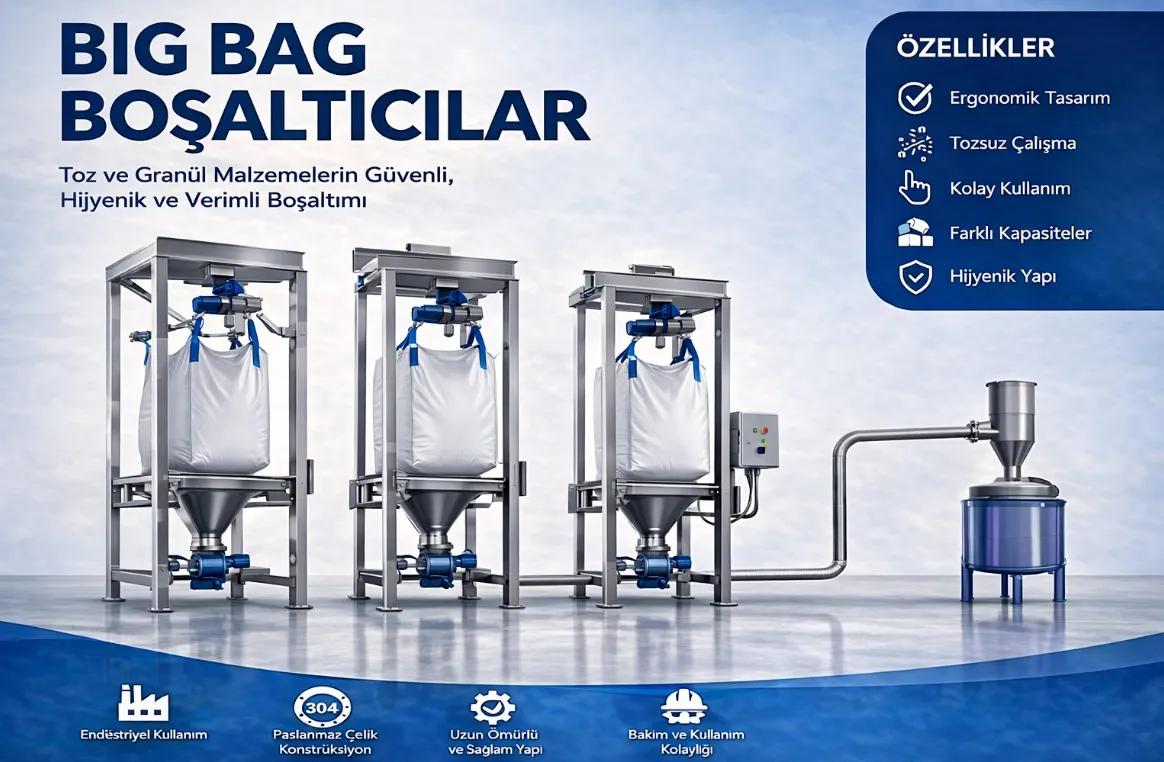 Big Bag Boşaltma İstasyonu Kurulum Süreci