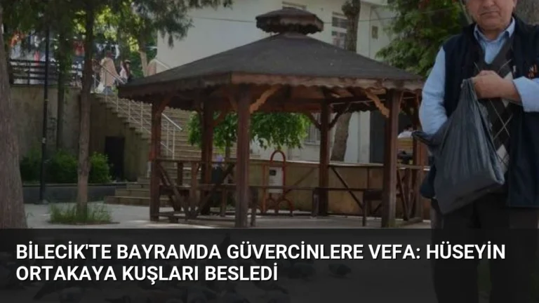 Bilecik’te Bayramda Güvercinlere Vefa: Hüseyin Ortakaya Kuşları Besledi