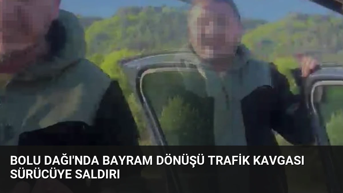 Bolu Dağı’nda Bayram Dönüşü Trafik Kavgası Sürücüye Saldırı