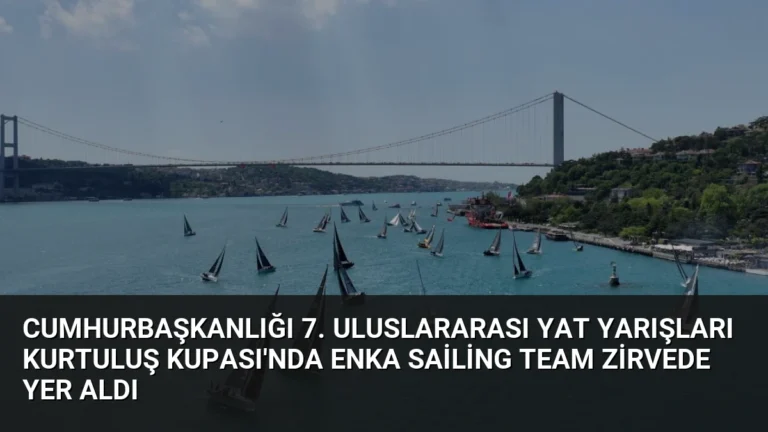 Cumhurbaşkanlığı 7. Uluslararası Yat Yarışları Kurtuluş Kupası’nda ENKA Sailing Team Zirvede Yer Aldı