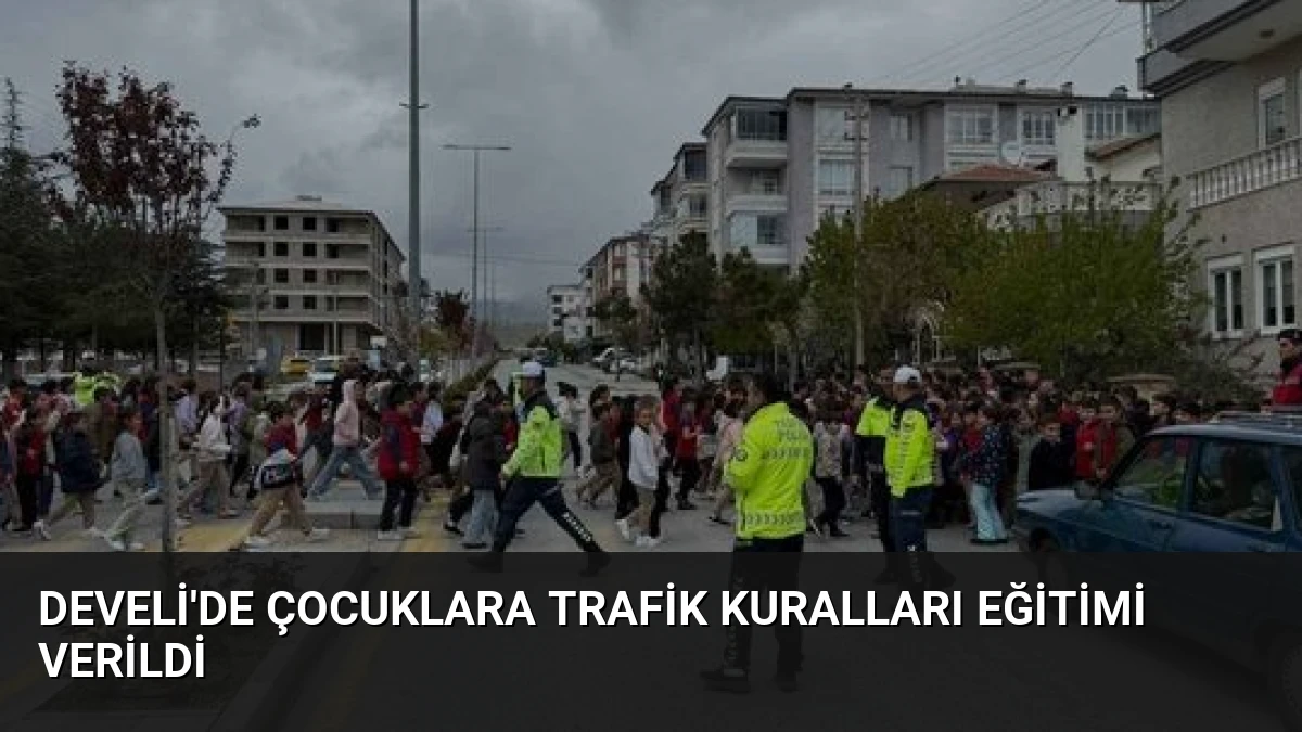 Develi’de Çocuklara Trafik Kuralları Eğitimi Verildi