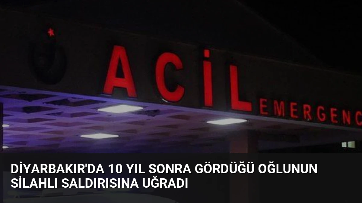 Diyarbakır’da 10 Yıl Sonra Gördüğü Oğlunun Silahlı Saldırısına Uğradı