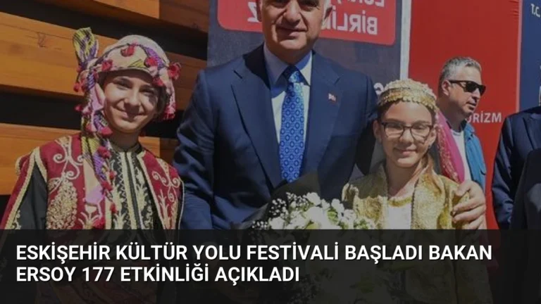 Eskişehir Kültür Yolu Festivali Başladı Bakan Ersoy 177 Etkinliği Açıkladı