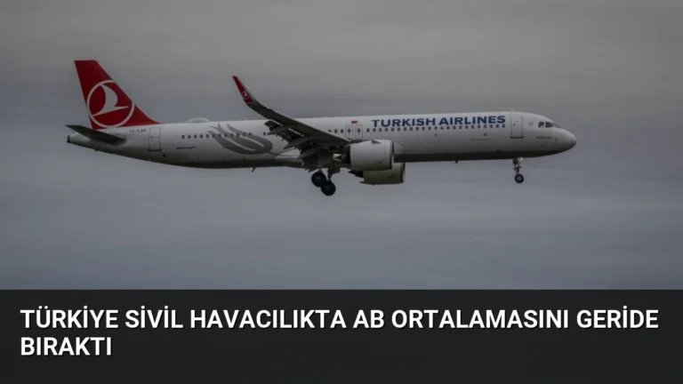 Türkiye Sivil Havacılıkta AB Ortalamasını Geride Bıraktı