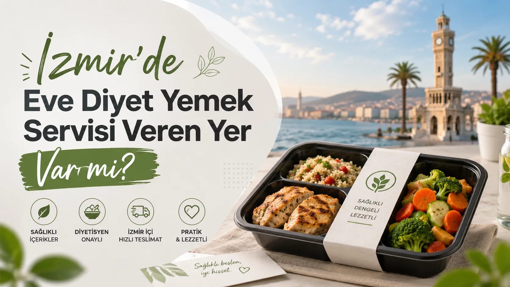 İzmir’de Eve Diyet Yemek Servisi Veren Yer Var mı?