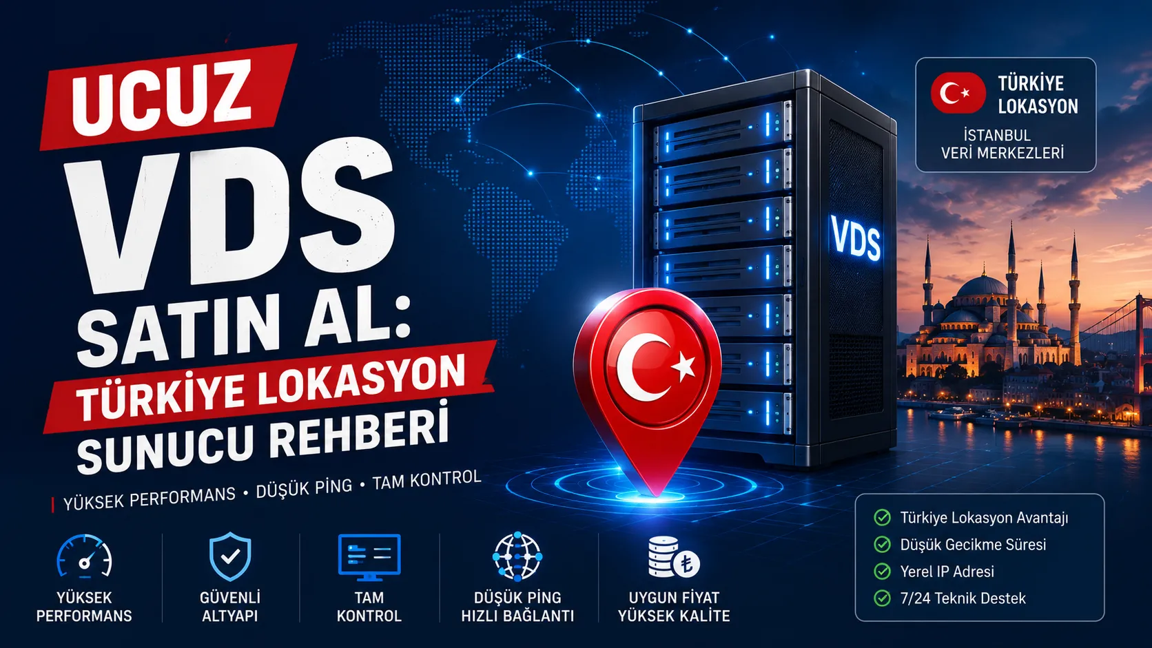 Ucuz VDS Satın Al: Türkiye Lokasyon Sunucu Rehberi
