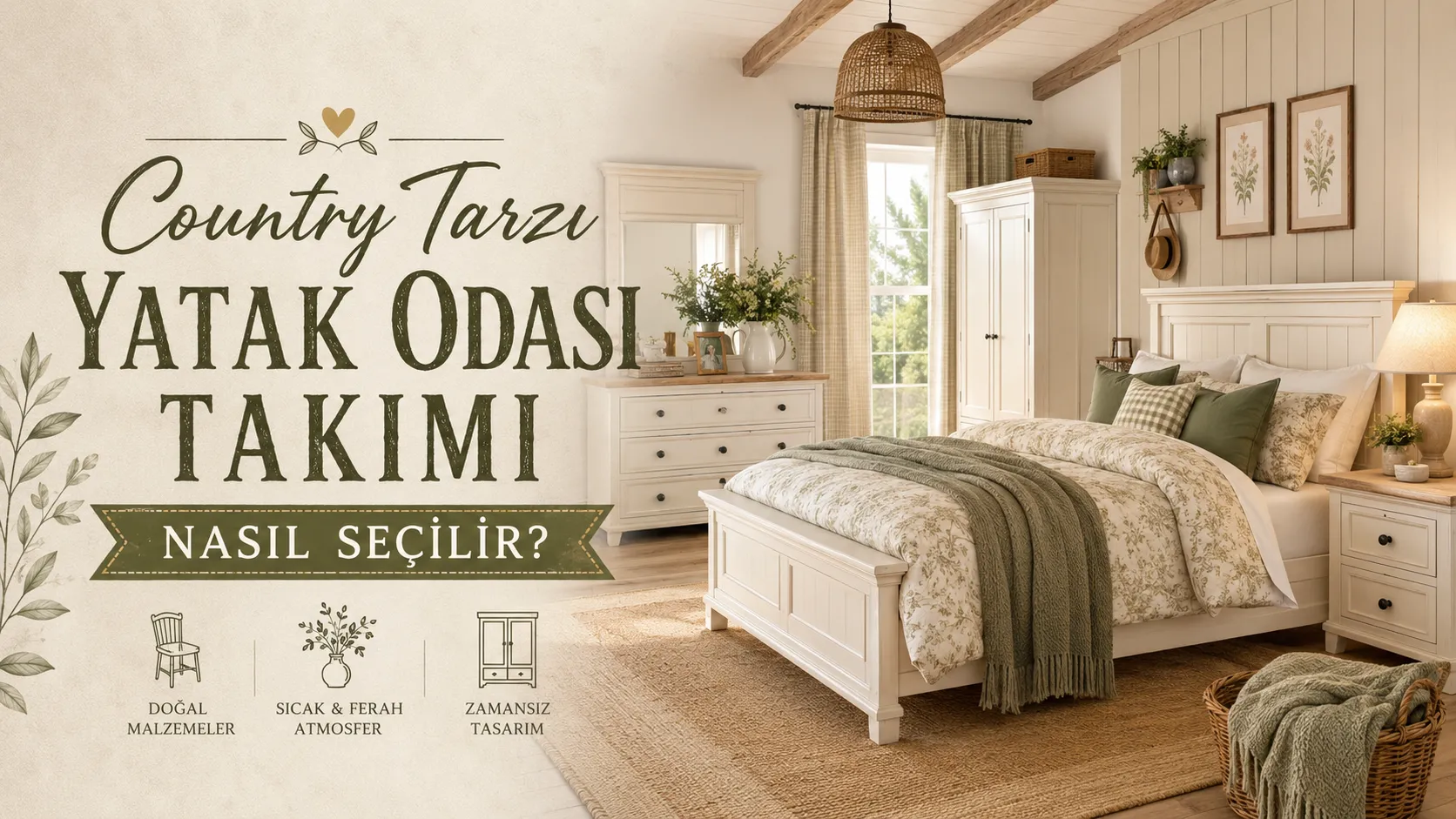 Country Tarzı Yatak Odası Takımı Nasıl Seçilir?