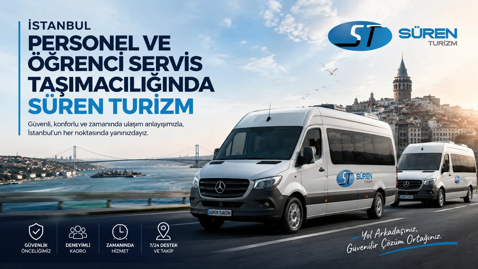 İstanbul Personel ve Öğrenci Servis Taşımacılığında Süren Turizm
