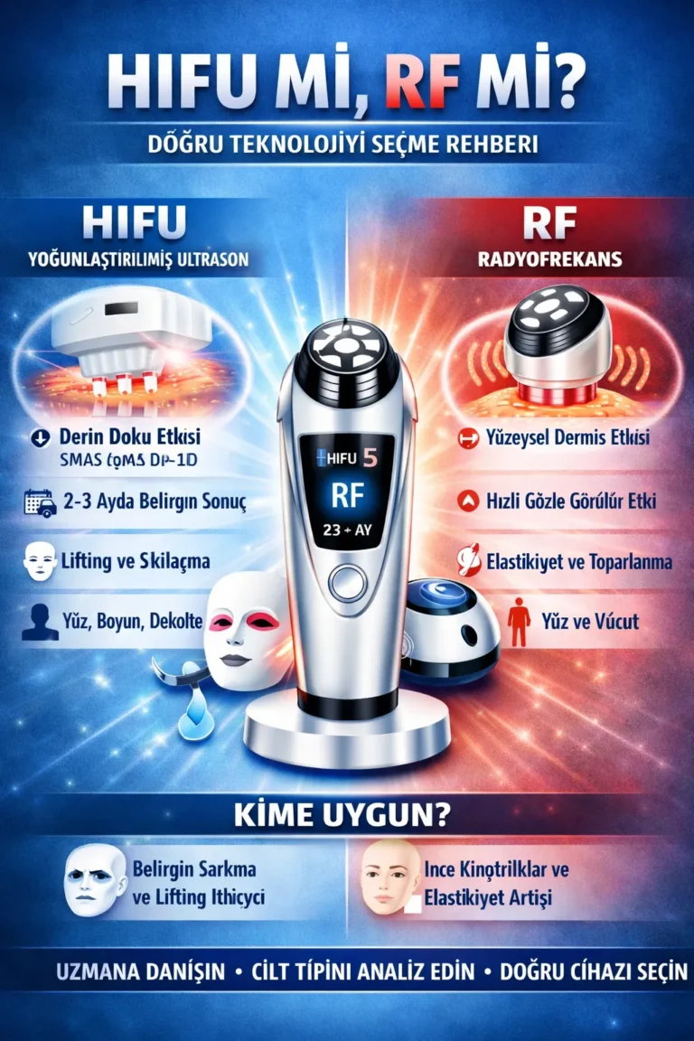 HIFU mu Radyofrekans RF mi? Farkları, Avantajları ve Doğru Teknolojiyi Seçme Rehberi