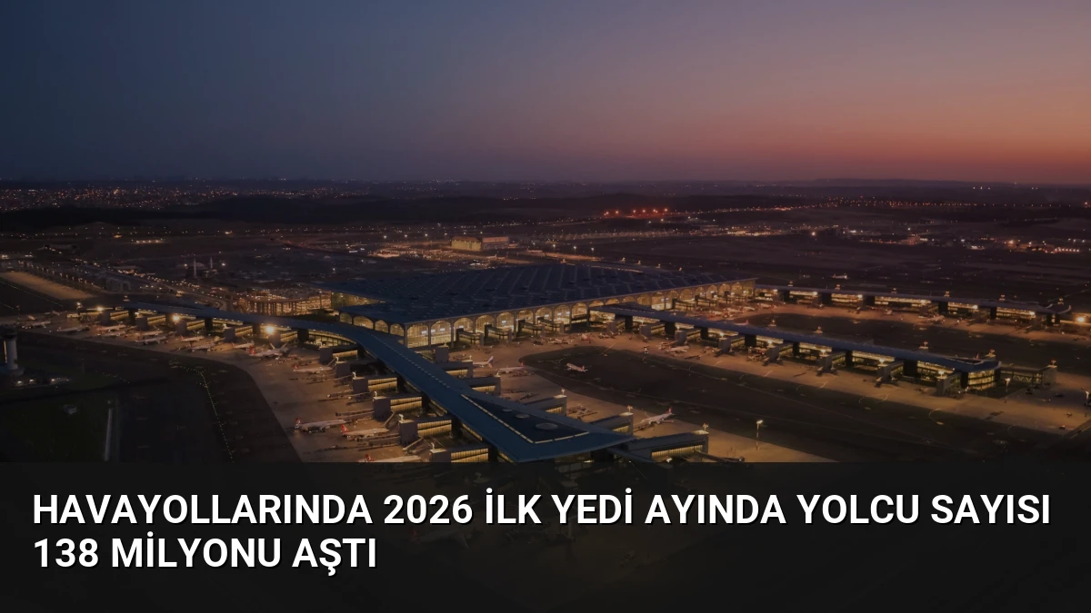 Havayollarında 2026 İlk Yedi Ayında Yolcu Sayısı 138 Milyonu Aştı
