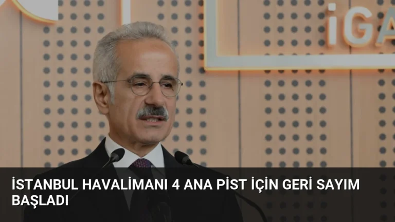 İstanbul Havalimanı 4 Ana Pist İçin Geri Sayım Başladı