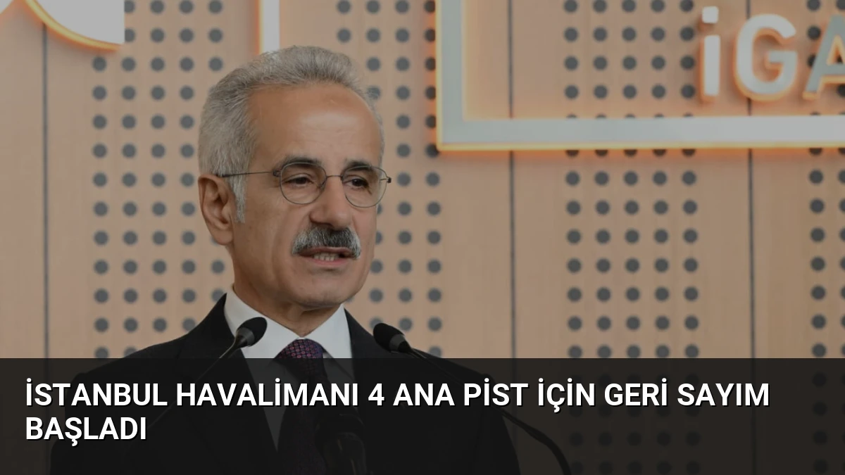 İstanbul Havalimanı 4 Ana Pist İçin Geri Sayım Başladı