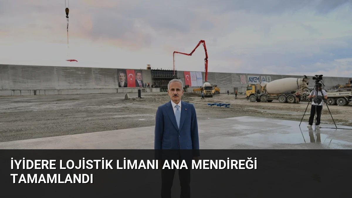 İyidere Lojistik Limanı Ana Mendireği Tamamlandı