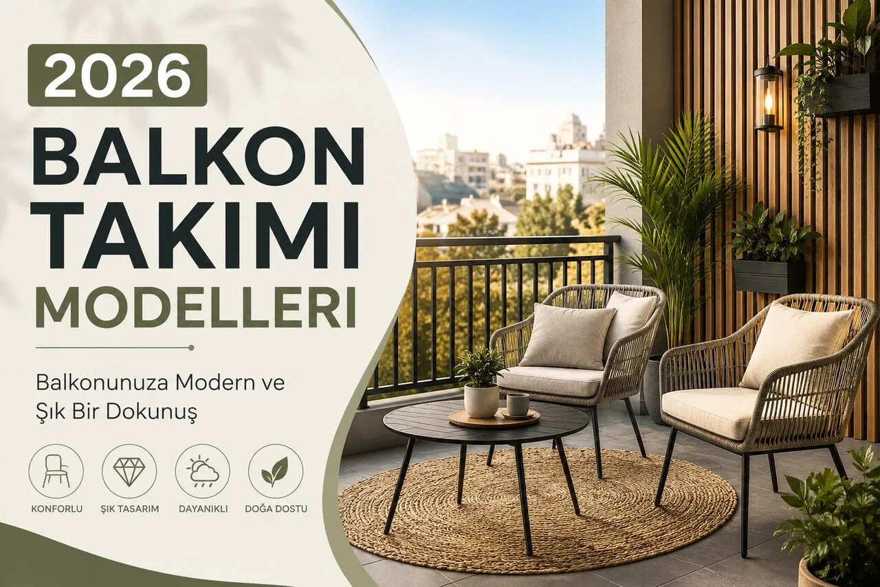 2026 Balkon Takımı Modelleri: Balkonunuza Modern ve Şık Bir Dokunuş