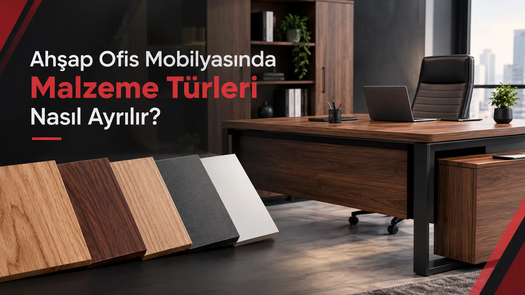 Ahşap Ofis Mobilyasında Malzeme Türleri Nasıl Ayrılır
