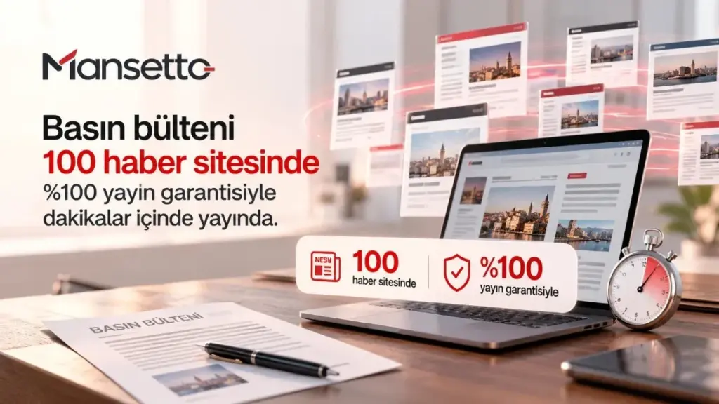 Yerel ve ulusal 100 haber sitesinde basın bülteni yayını tek panelde toplandı