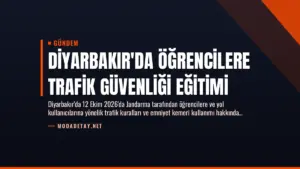 Diyarbakır’da Öğrencilere Trafik Güvenliği Eğitimi