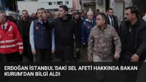 Erdoğan İstanbul’daki Sel Afeti Hakkında Bakan Kurum’dan Bilgi Aldı